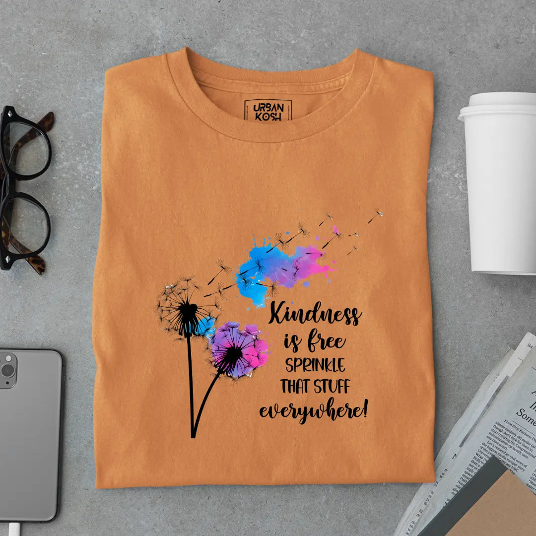 Kindness Is Free Sprinkle That Stuff Everywhere Premium Butterfly T-Shirt for Women