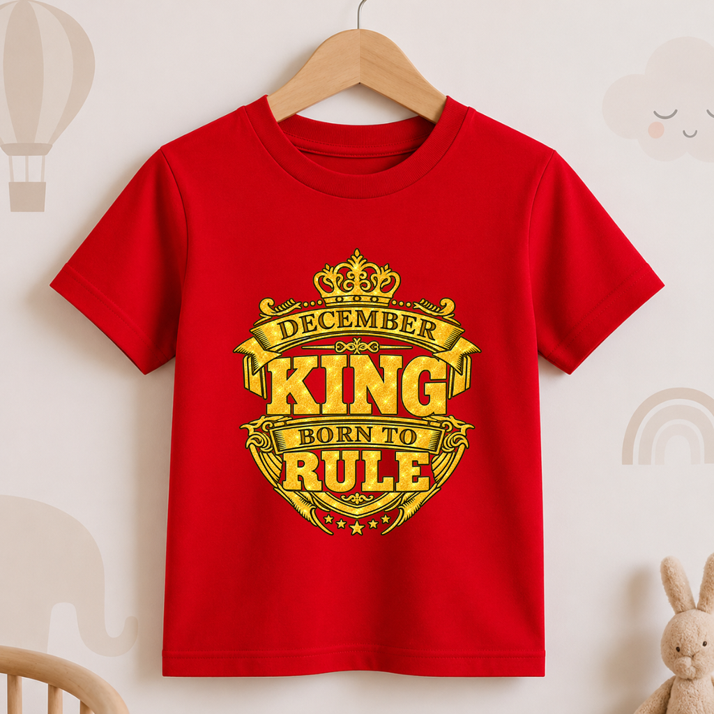 December King Born To Rule Kids T-Shirt