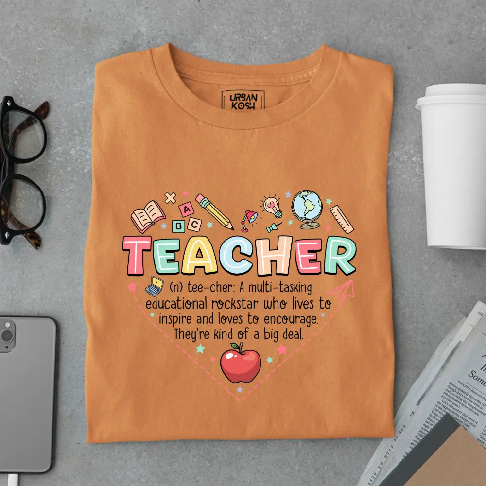 Teacher: A Multi-Tasking Educational Rockstar - Exclusive Premium T-shirt for Teachers