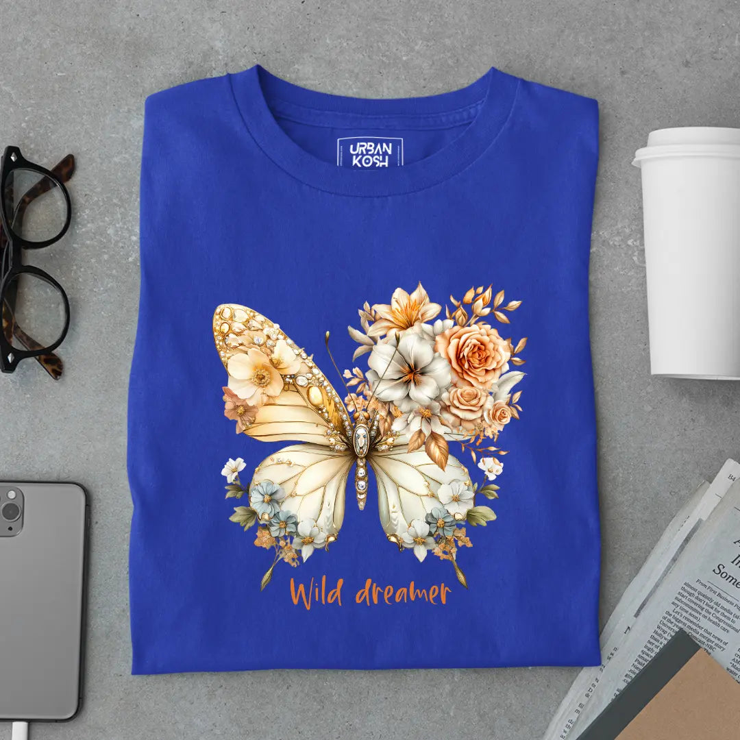 Wild Dreamer Premium Butterfly T-Shirt for Women