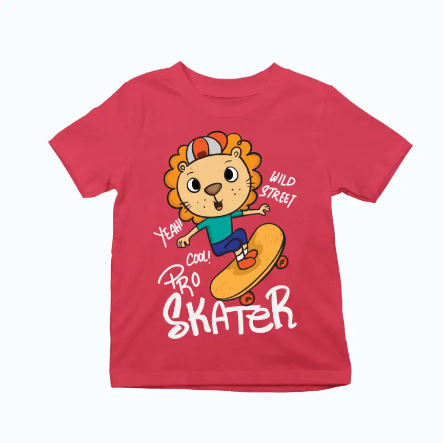 Pro Skater Lion Exclusive T-shirt for Kids