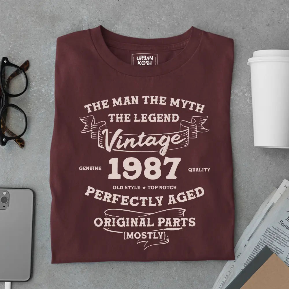 The Man The Myth The Legend Vintage 1988 Exclusive Premium T-Shirt