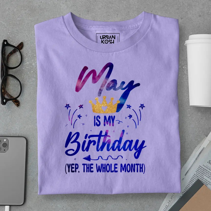 May is my Birthday Exclusive Premium Birthday T-Shirt