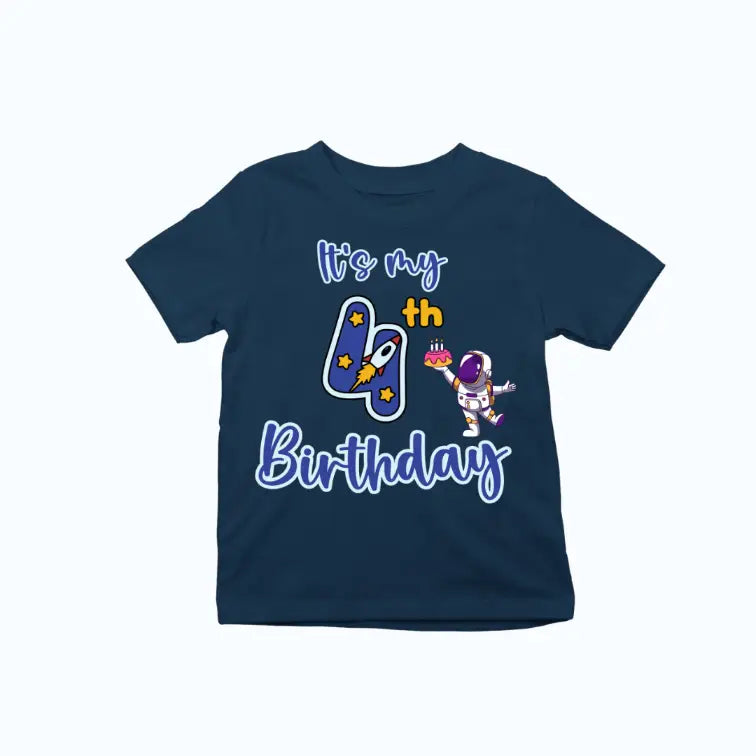 It's My 4th Birthday Exclusive T-shirt for Kids