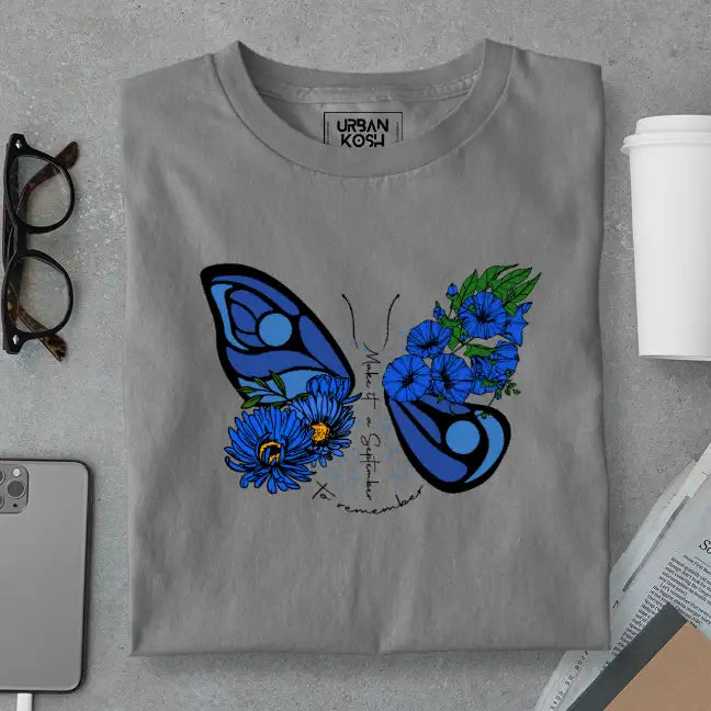 Butterfly of September Exclusive Premium Birthday T-Shirt for Women