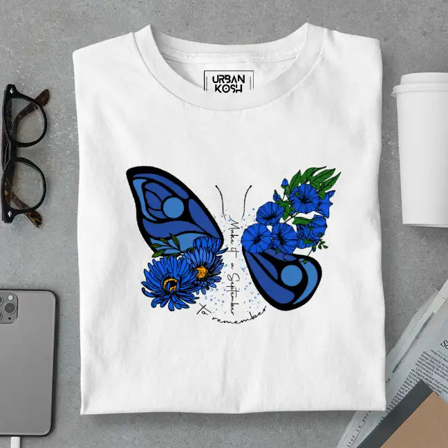 Butterfly of September Exclusive Premium Birthday T-Shirt for Women