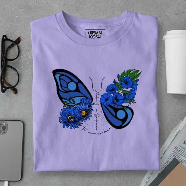 Butterfly of September Exclusive Premium Birthday T-Shirt for Women