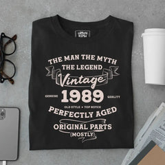 The Man The Myth The Legend Vintage 1989 Exclusive Premium T-Shirt