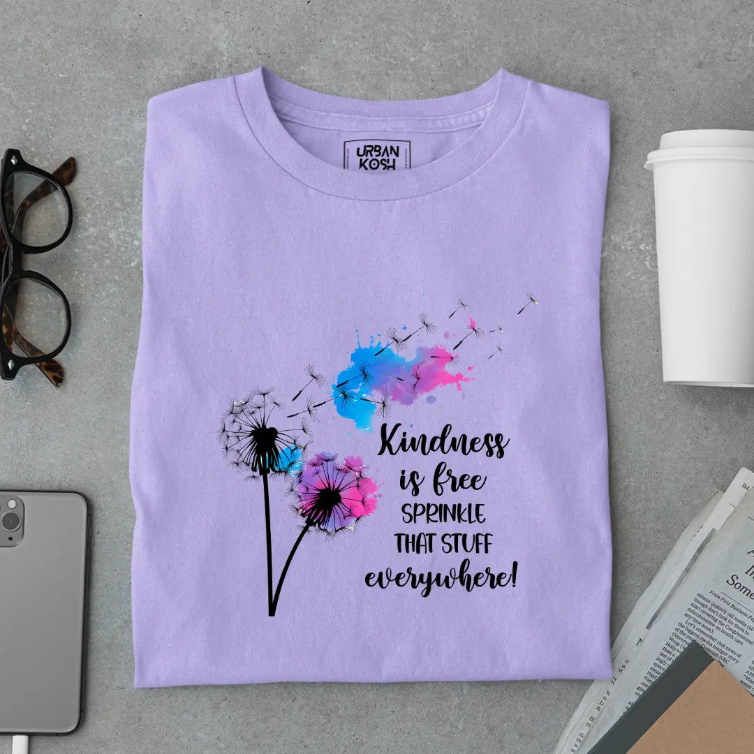 Kindness Is Free Sprinkle That Stuff Everywhere Premium Butterfly T-Shirt for Women