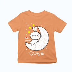 Big Dreams Bunny on Moon Exclusive T-shirt for Kids