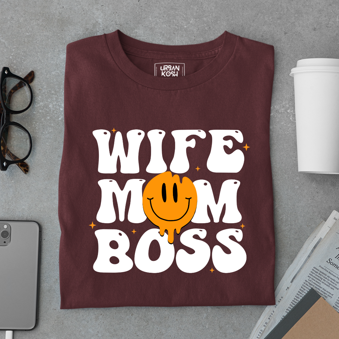 Wife Mom Boss T Shirt
