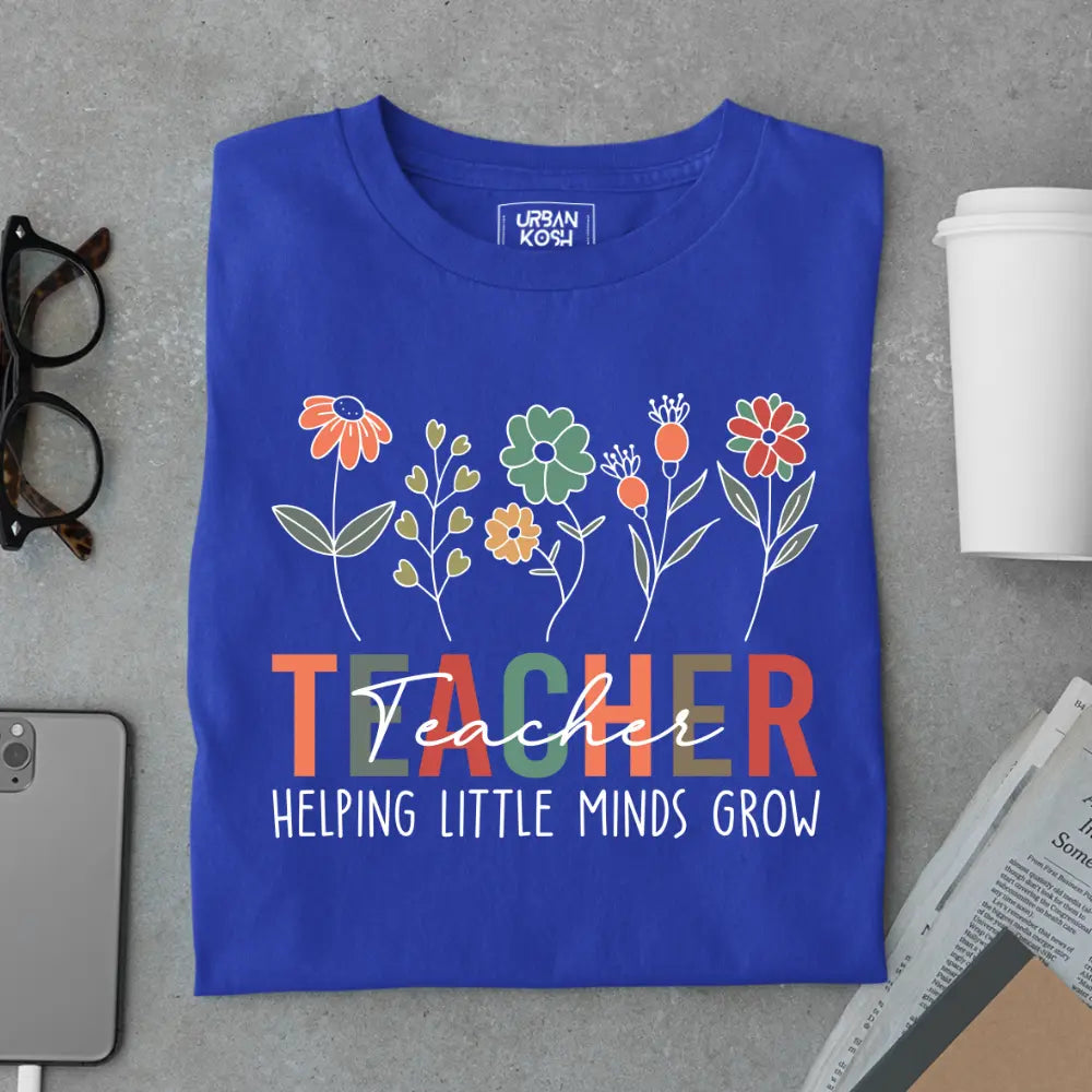 Teacher Helping Little Minds - Exclusive Premium T-shirt for Teachers