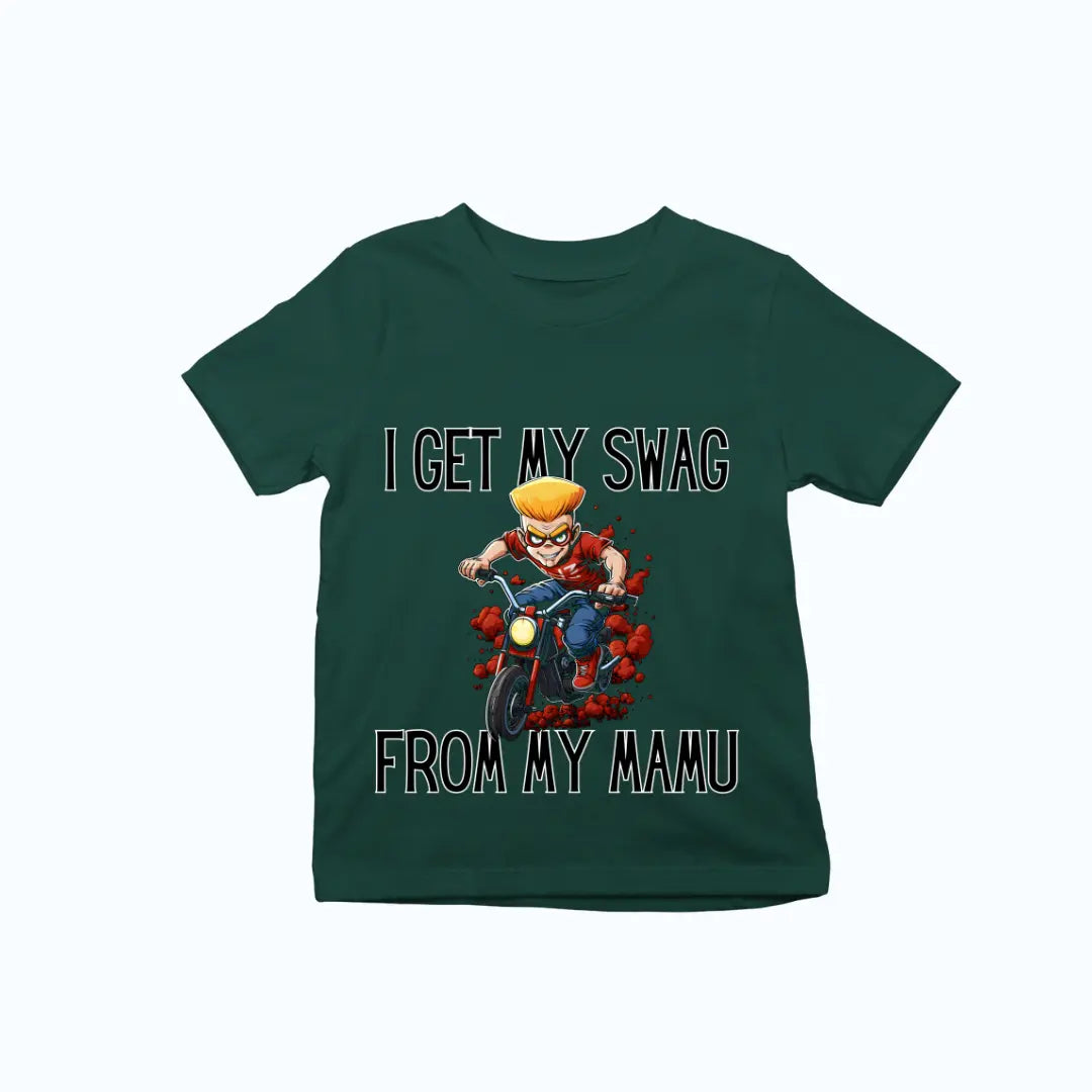 I Get My Swag from My Mamu Premium Unisex T-shirt for Kids