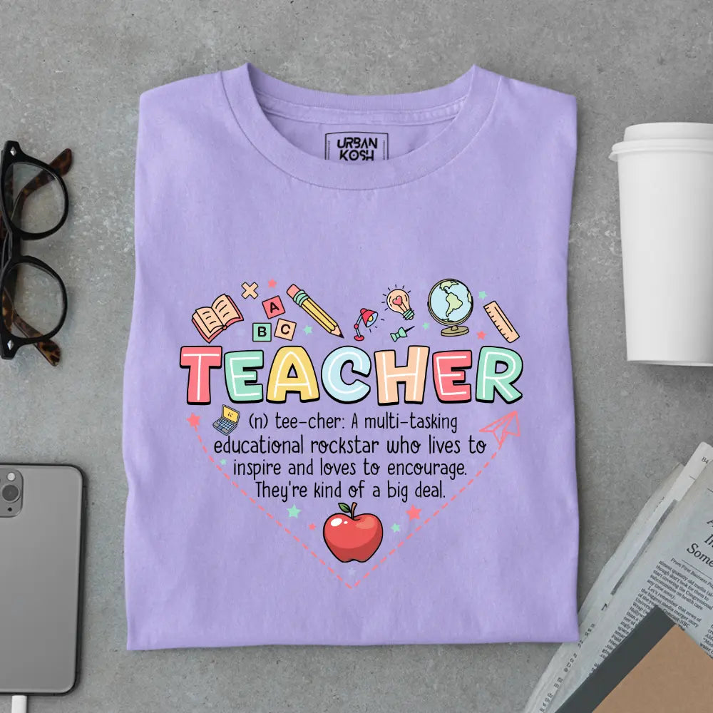 Teacher: A Multi-Tasking Educational Rockstar - Exclusive Premium T-shirt for Teachers