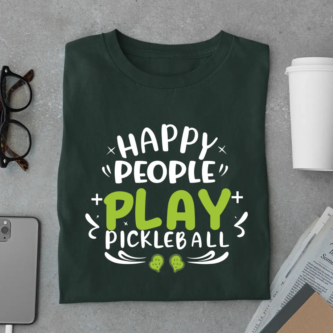 Happy People Play Pickleball T-shirt