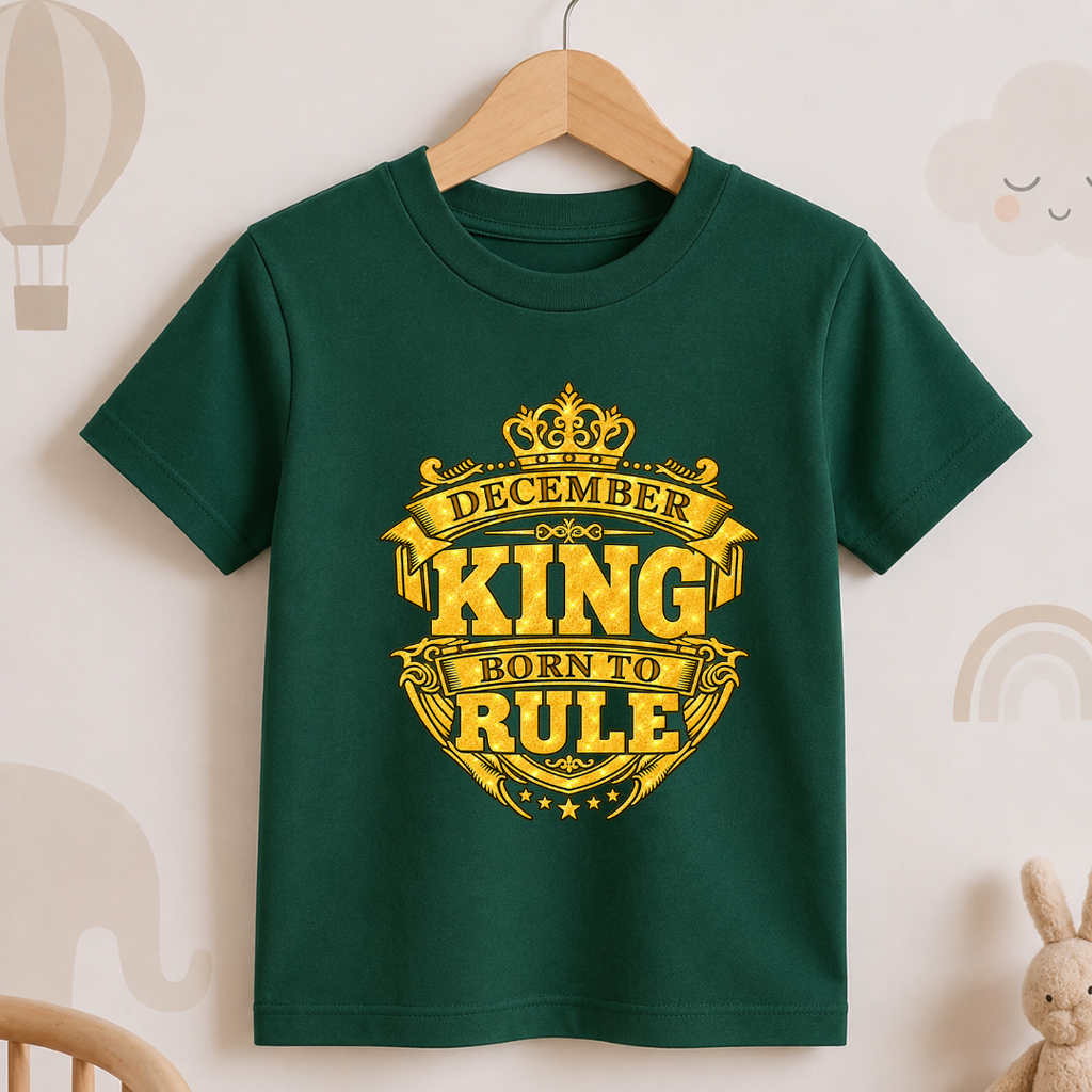 December King Born To Rule Kids T-Shirt