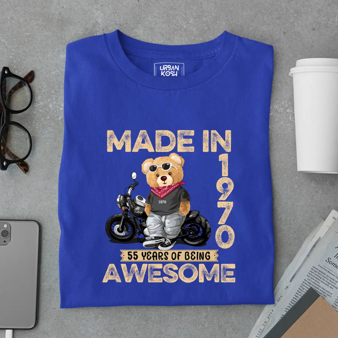55 Years of Being Awesome | 1970 Premium Unisex T-Shirt