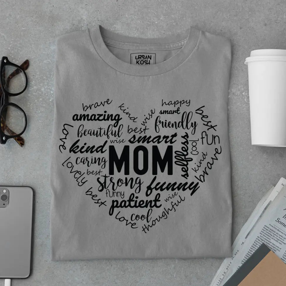 Beautiful Wise Smart Mom - Mother's Day Special Premium T-Shirt