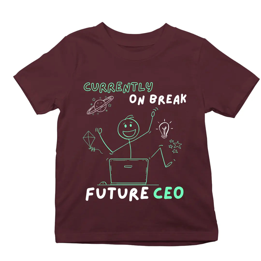 Currently on Break Future CEO Premium Unisex T-shirt for Kids