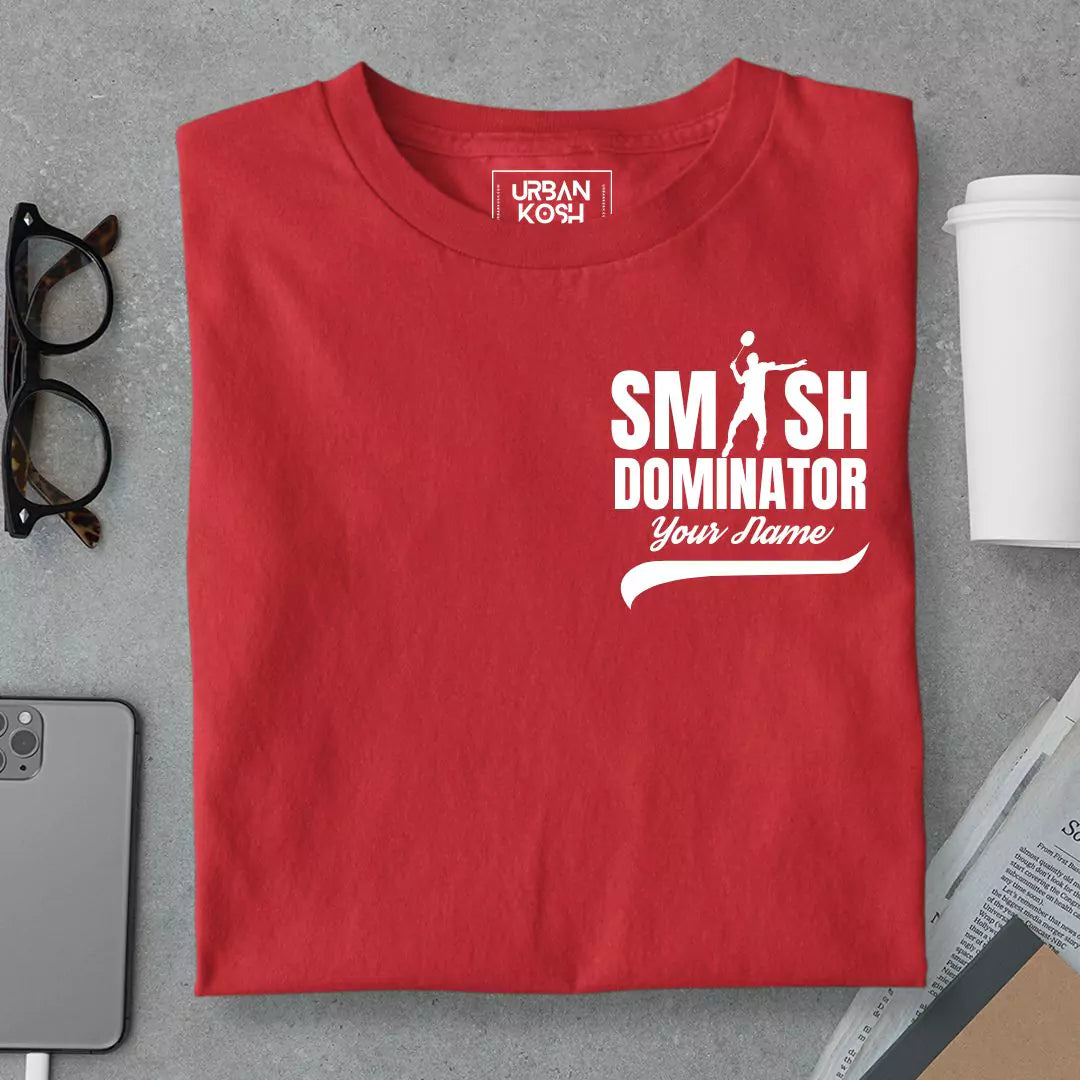 [Personalised] Smash Dominator Badminton T Shirt