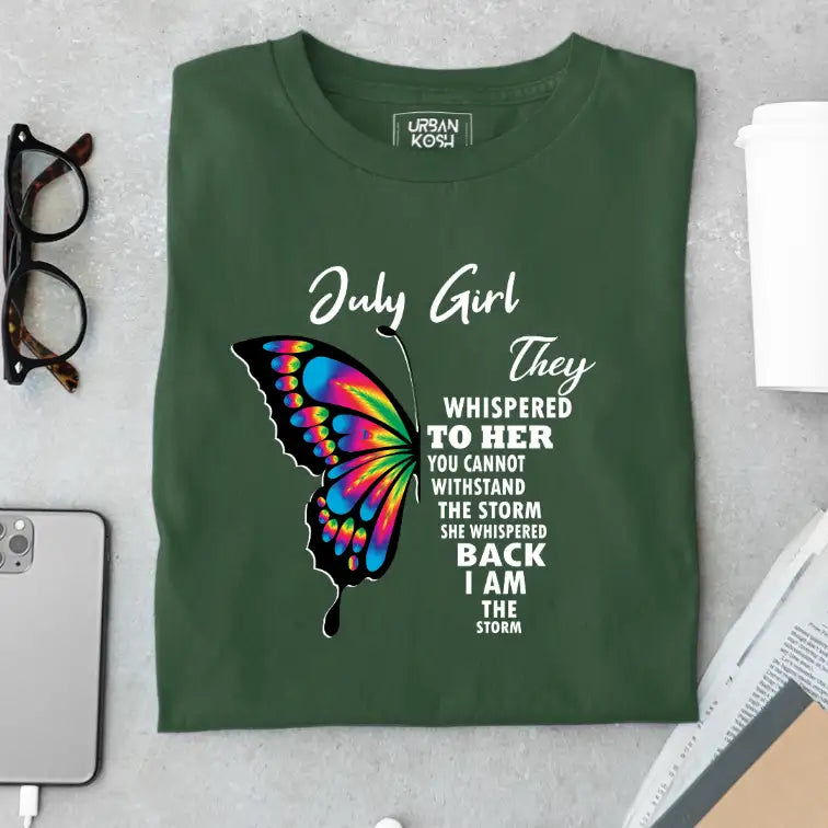 July Girl Exclusive Premium Birthday T-shirt for Women