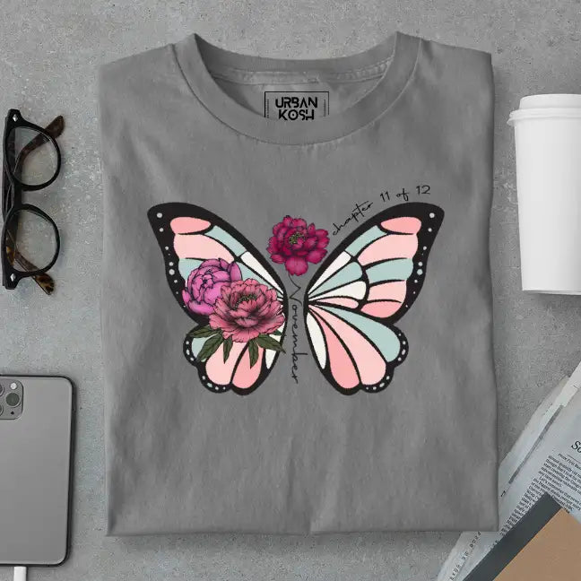 Butterfly of November Exclusive Premium Birthday T-Shirt for Women