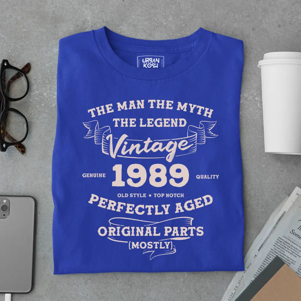 The Man The Myth The Legend Vintage 1989 Exclusive Premium T-Shirt