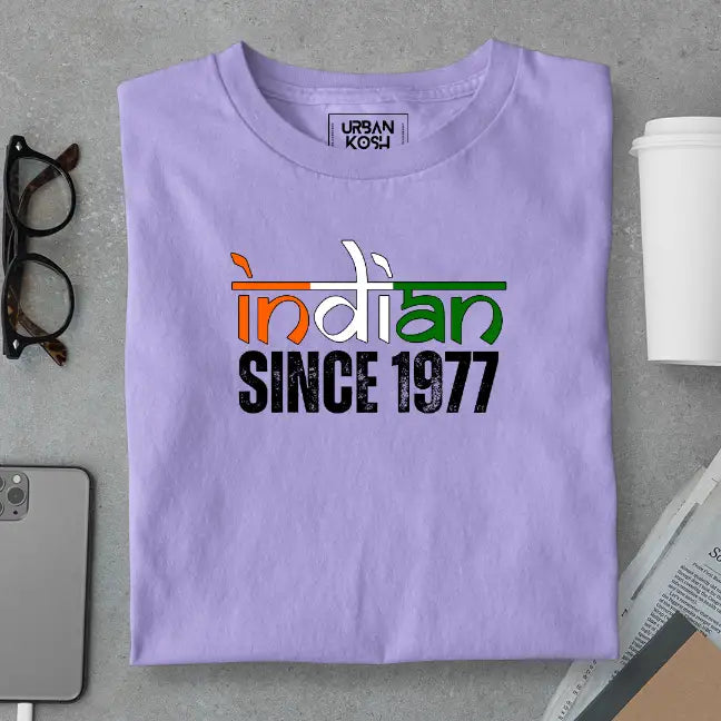 Indian Since 1977 Republic Day Special Premium Unisex Birthday T-shirt