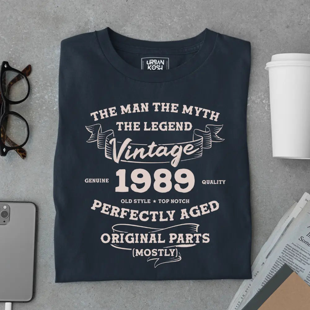 The Man The Myth The Legend Vintage 1989 Exclusive Premium T-Shirt