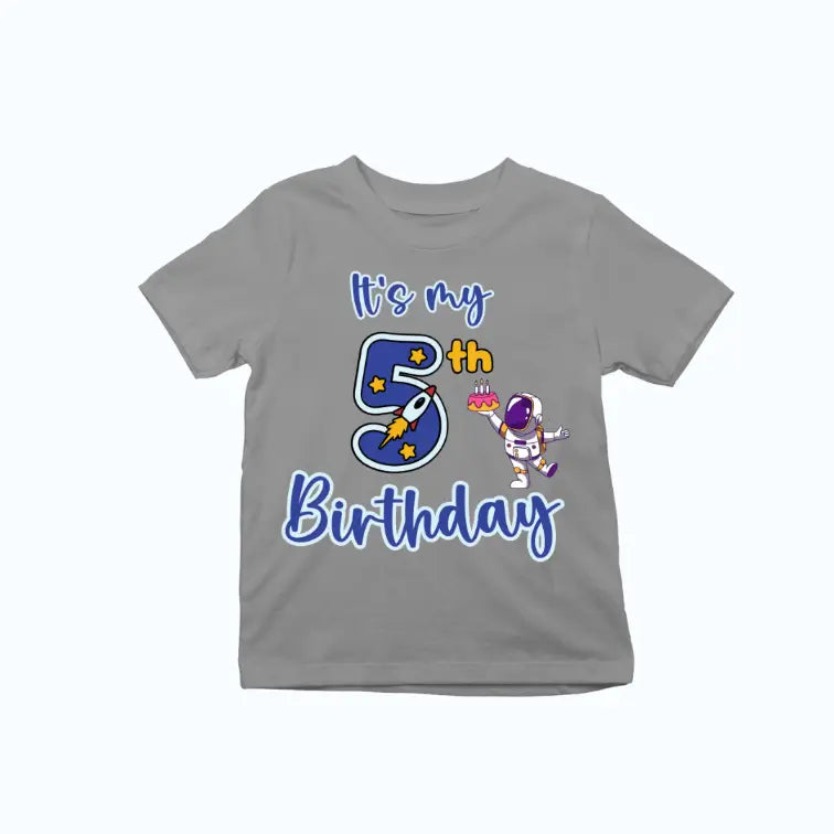 It's My 5th Birthday Exclusive T-shirt for Kids