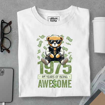 Teddy 1975, 49 Years of Being Awesome T-Shirt