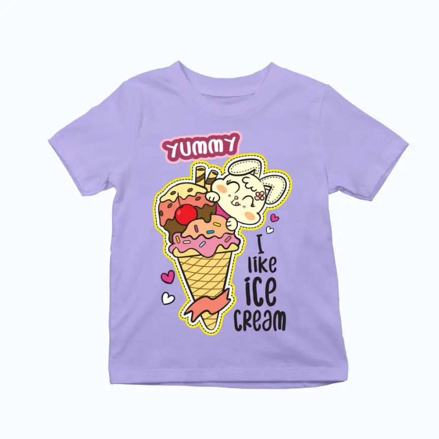 Bunny Yummy Ice Cream Exclusive T-shirt for Kids