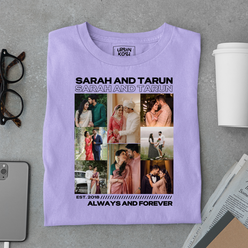 [Personalised] Always and Forever Premium T-Shirt – Valentine’s Day Special