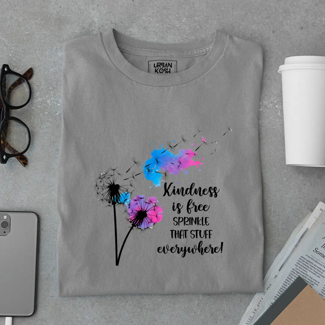 Kindness Is Free Sprinkle That Stuff Everywhere Premium Butterfly T-Shirt for Women