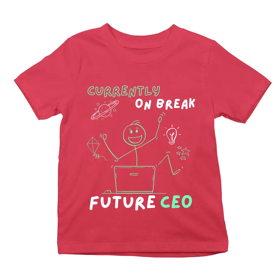 Currently on Break Future CEO Premium Unisex T-shirt for Kids