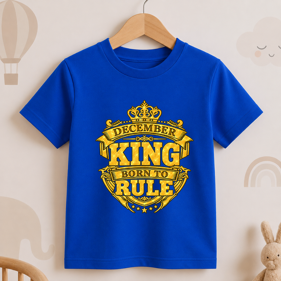 December King Born To Rule Kids T-Shirt