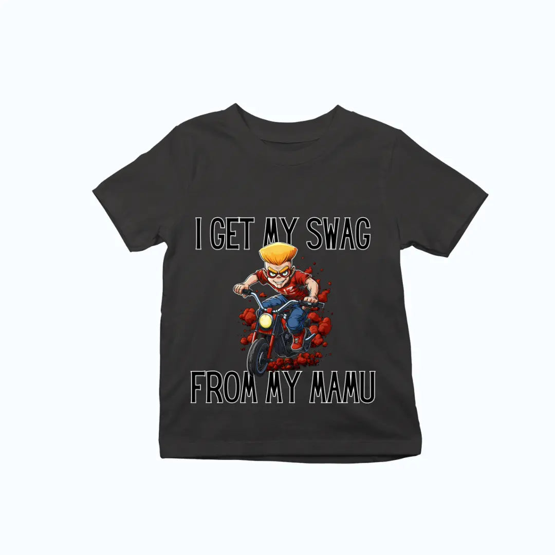 I Get My Swag from My Mamu Premium Unisex T-shirt for Kids