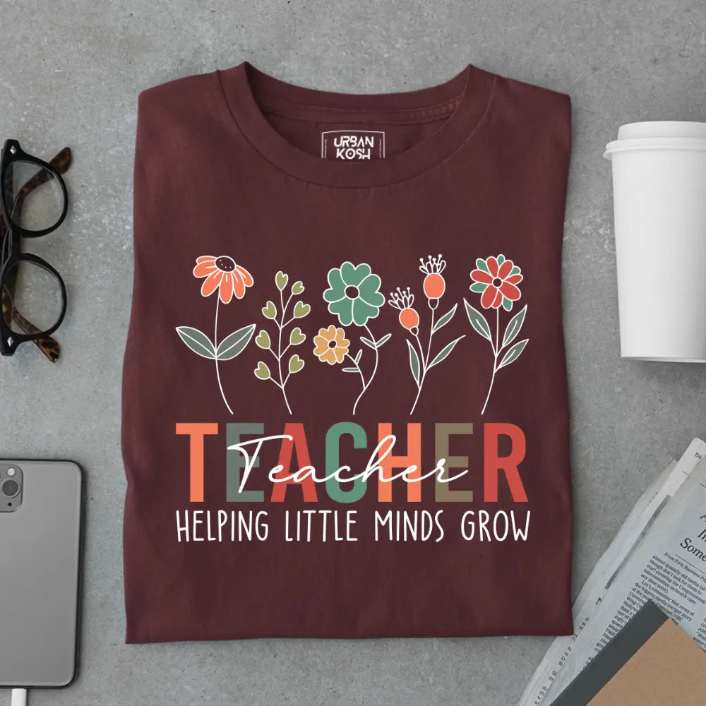 Teacher Helping Little Minds - Exclusive Premium T-shirt for Teachers