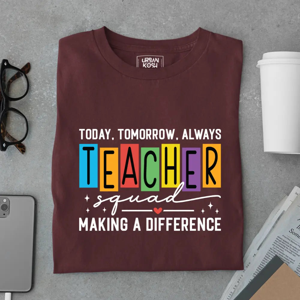 Teacher Squad Making a Difference - Exclusive Premium T-shirt for Teachers