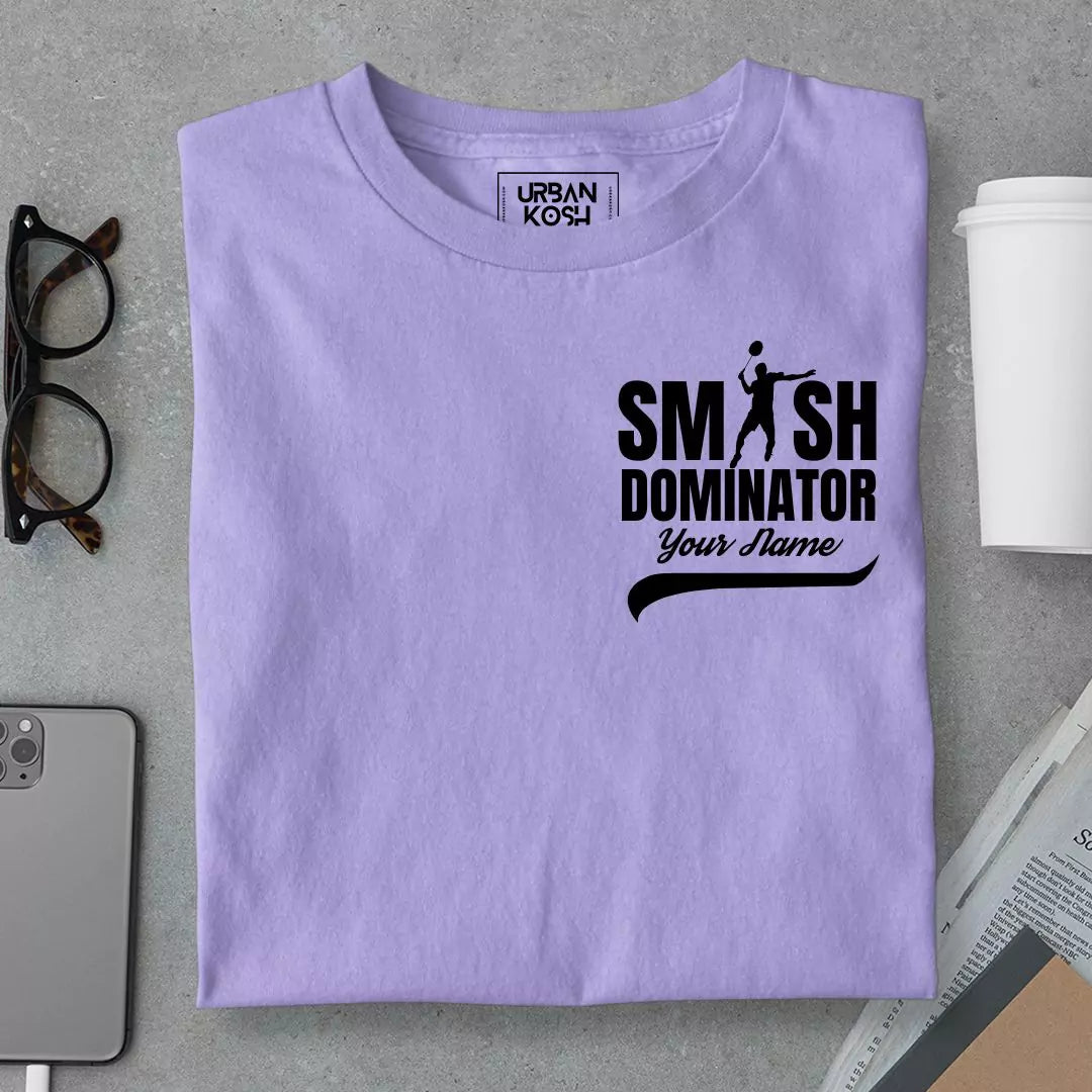 [Personalised] Smash Dominator Badminton T Shirt