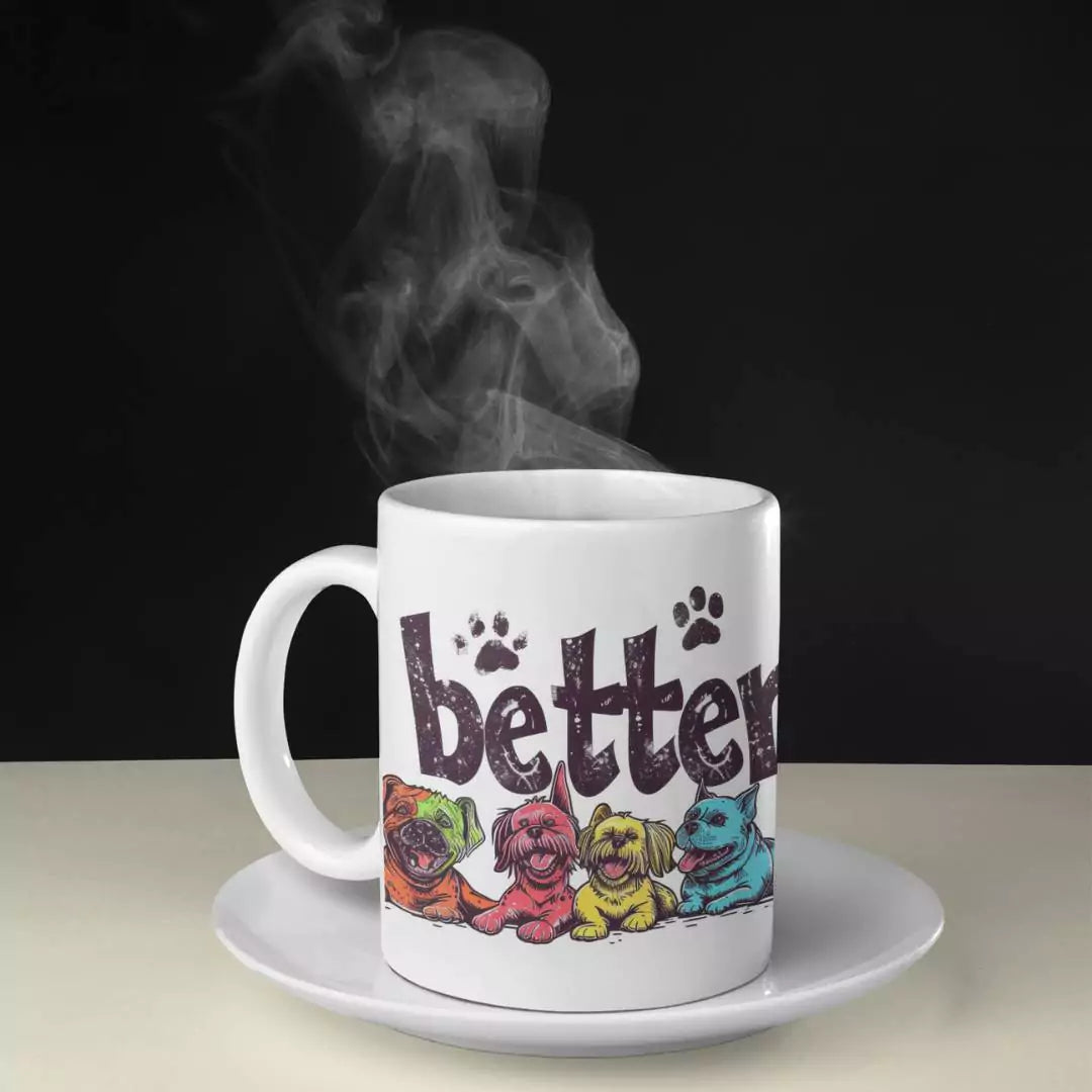 Life is Better with Dogs Mug