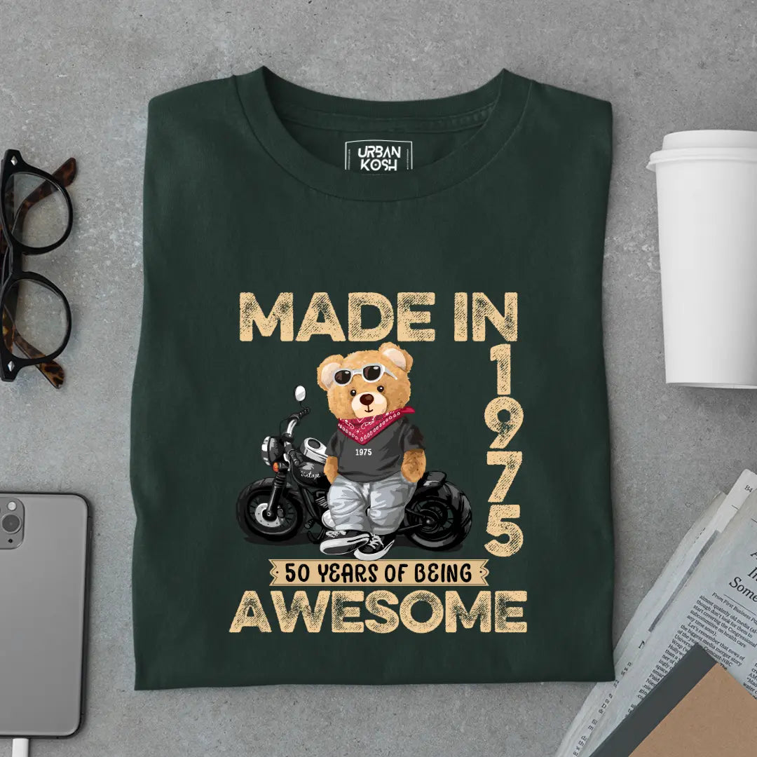 50 Years of Being Awesome | 1975 Premium Unisex T-Shirt