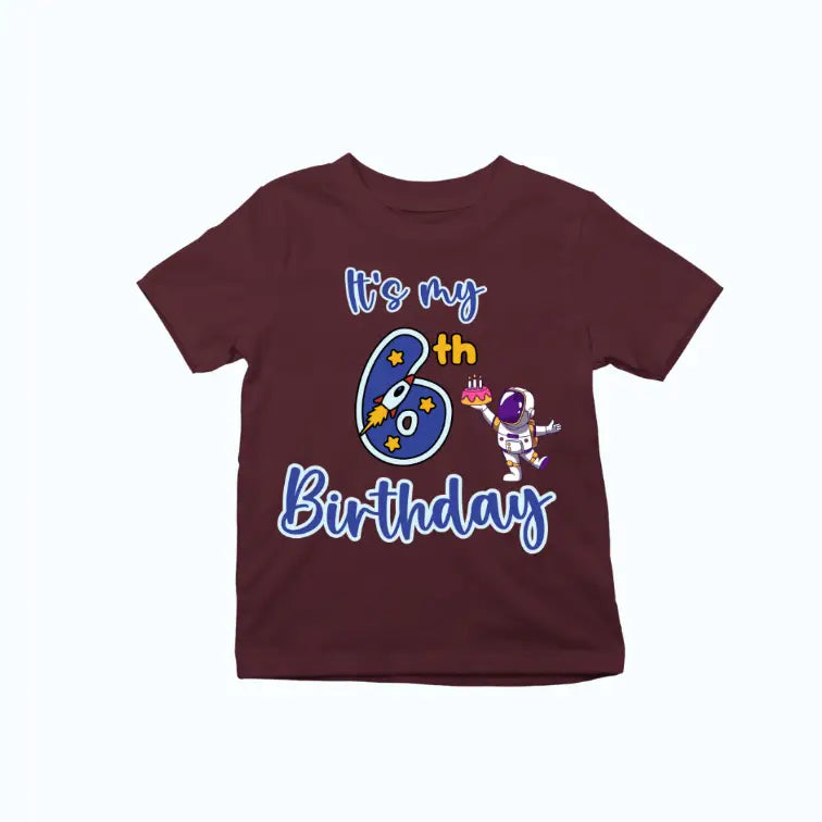 It's My 6th Birthday Exclusive T-shirt for Kids