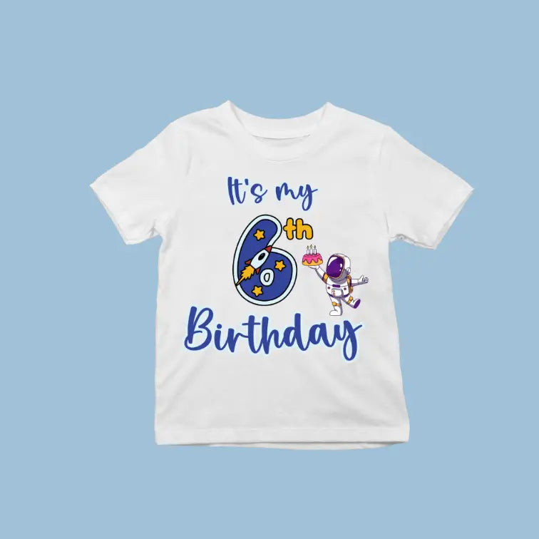 It's My 6th Birthday Exclusive T-shirt for Kids