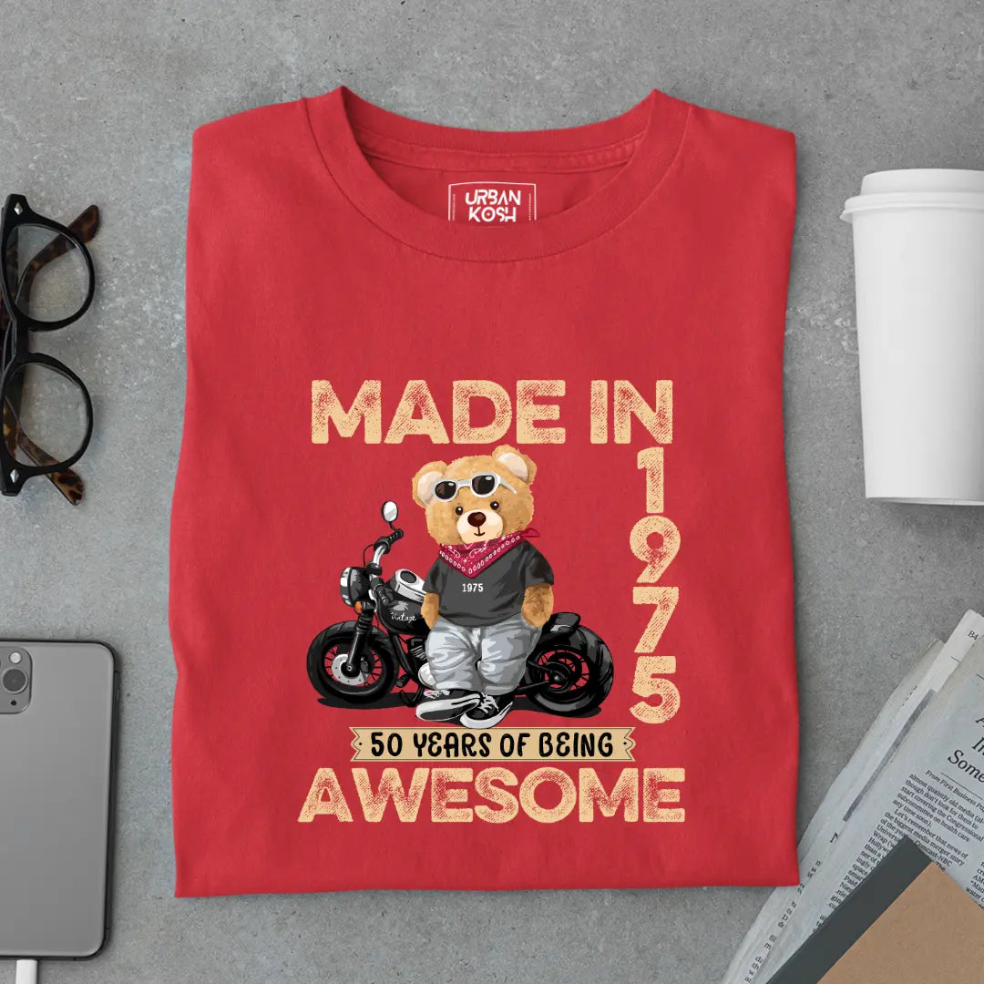 50 Years of Being Awesome | 1975 Premium Unisex T-Shirt