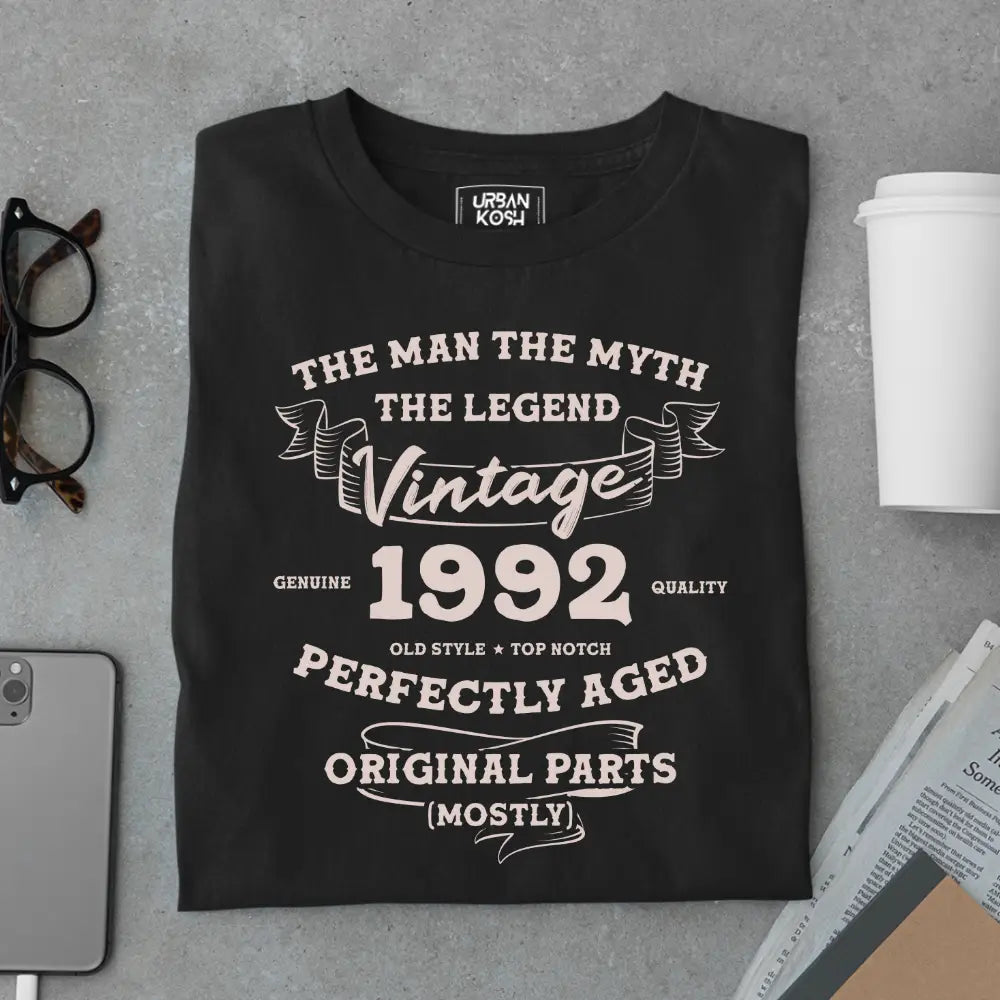 The Man The Myth The Legend Vintage 1992 Exclusive Premium T-Shirt