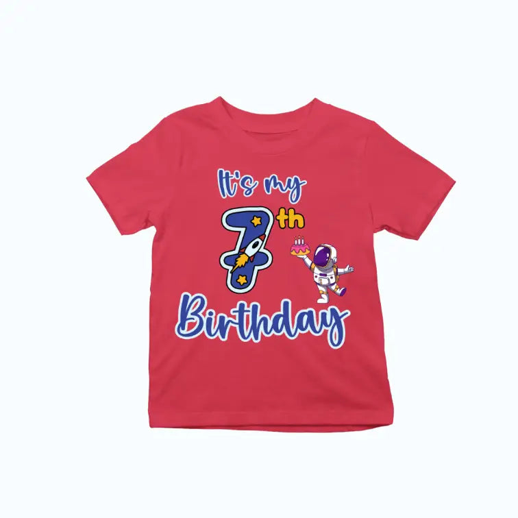 It's My 7th Birthday Exclusive T-shirt for Kids