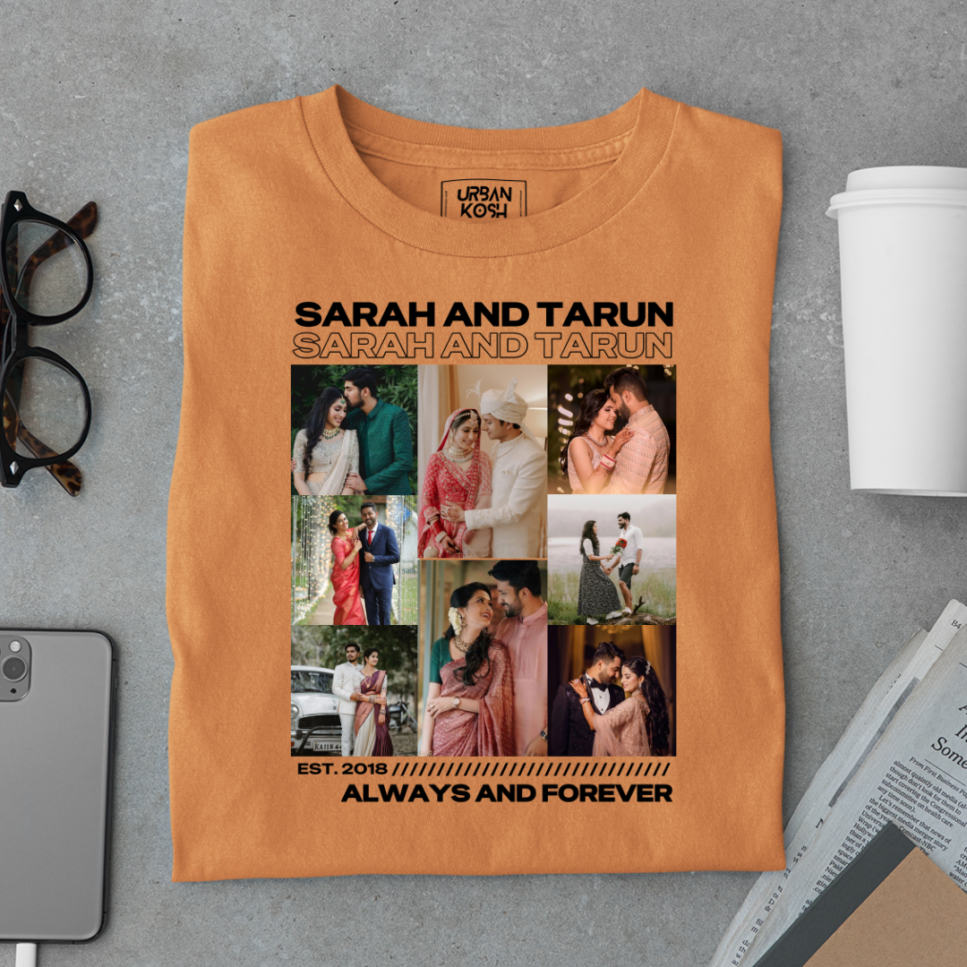 [Personalised] Always and Forever Premium T-Shirt – Valentine’s Day Special