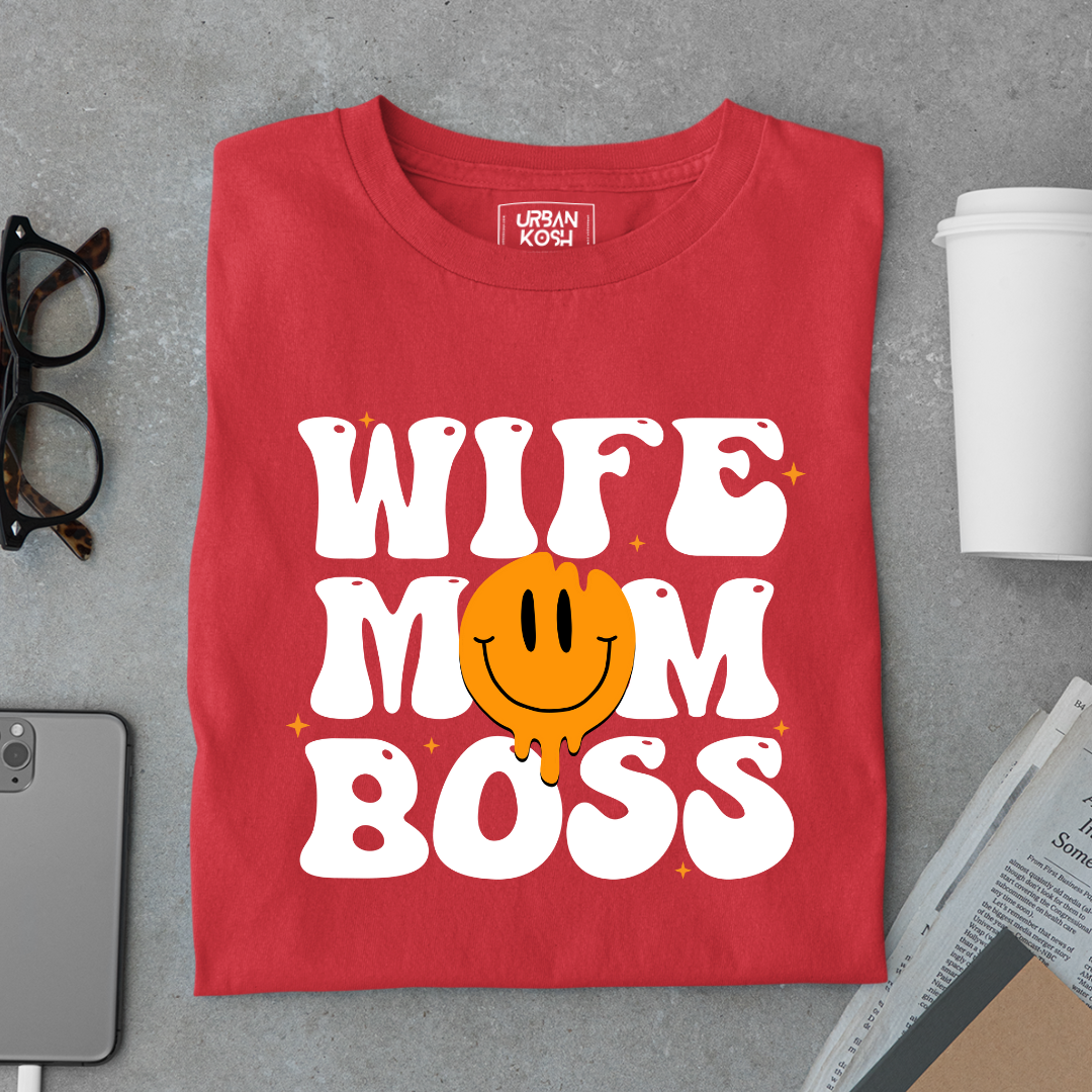Wife Mom Boss T Shirt