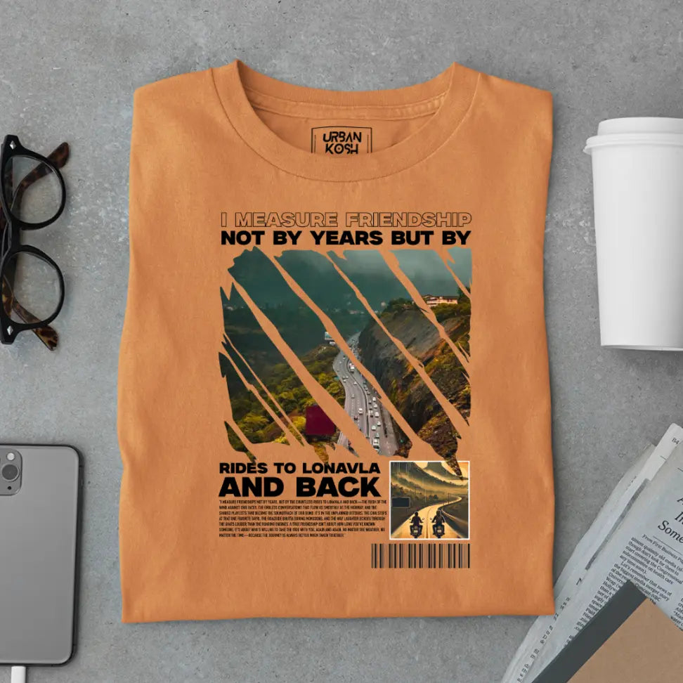 "Rides to Lonavla and Back" Premium Wanderlust T-Shirt